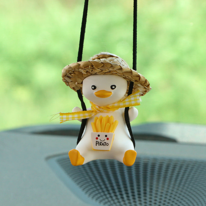 Cute Duck Car Pendant