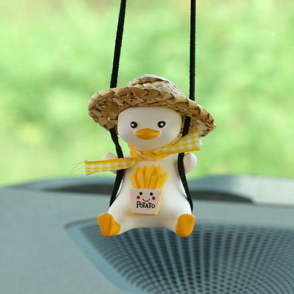 Cute Duck Car Pendant