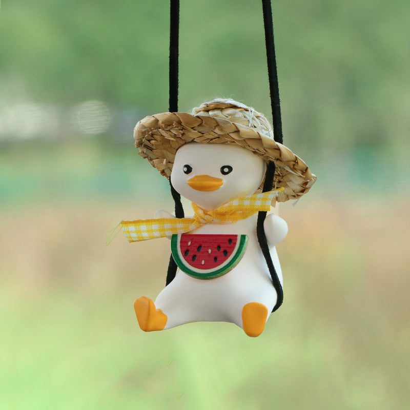 Cute Duck Car Pendant