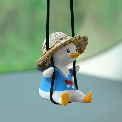 Cute Duck Car Pendant