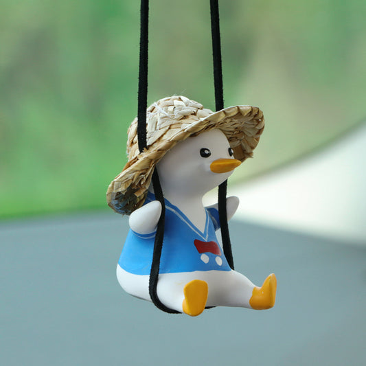 Cute Duck Car Pendant