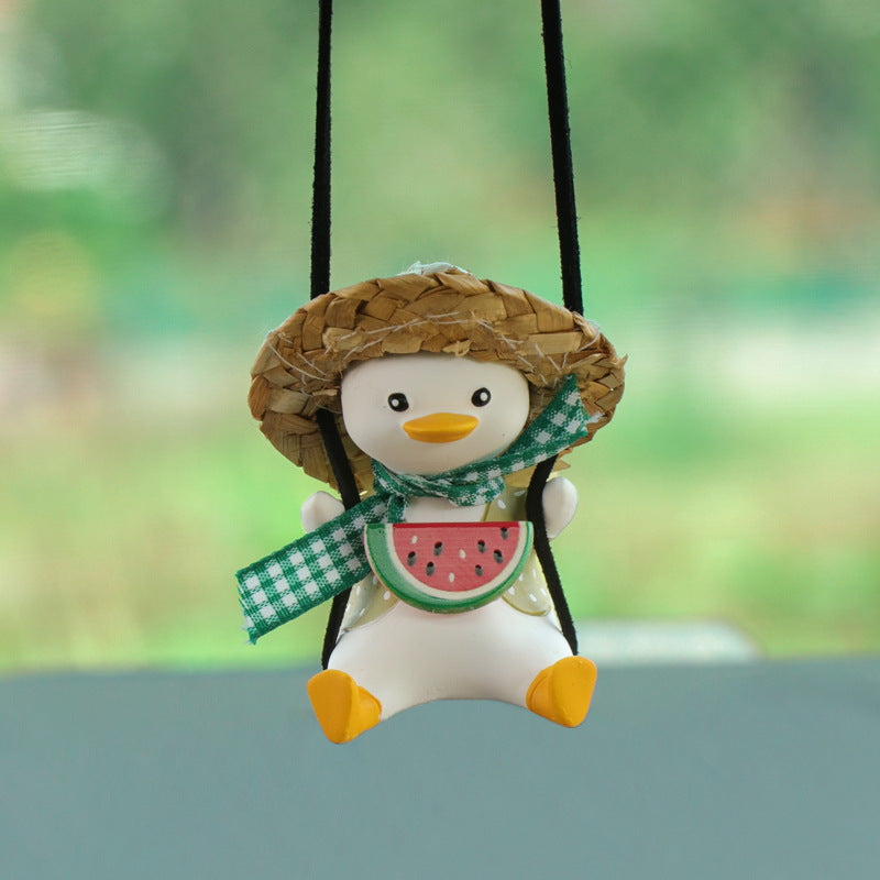 Cute Duck Car Pendant