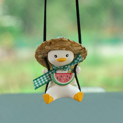 Cute Duck Car Pendant